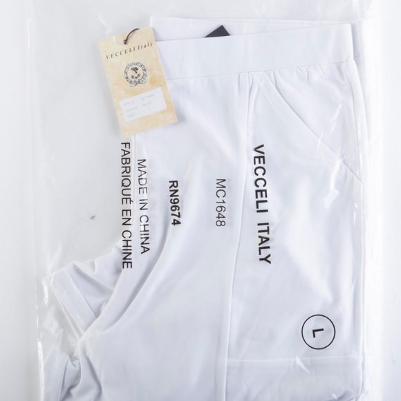 Vecceli Italy Women's Portofino Cuffed Capri Pant - Picture 2 of 3